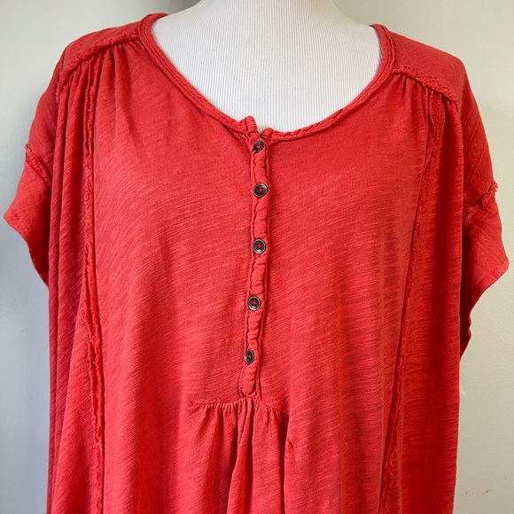 Free People Aster Oversized Tunic Top Size S - Picture 2 of 16